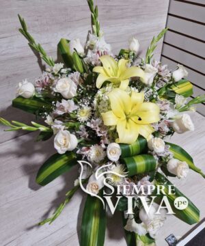 Lágrima de Piso Fúnebre Lirio Doble de Consuelo